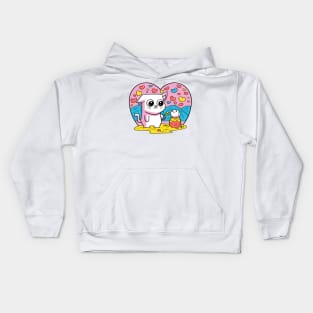 CatSoki Valentine Love Kids Hoodie